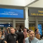 Gatwick stinks! Toilets and bars in both terminals closed due to water crisis – passengers warned to separate essentials at home before departure
